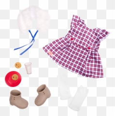 Wrapped With Bow Holiday Doll Outfit Our Generation - Concert Channel Hd Logo Png