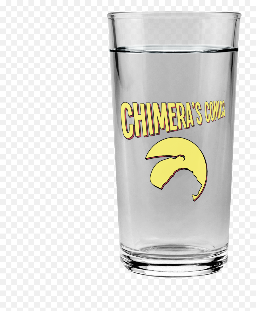 Chimerau0027s Comics Kickstarter Reward - Pint Glass Chimeras Pint Glass Png,Kickstarter Png