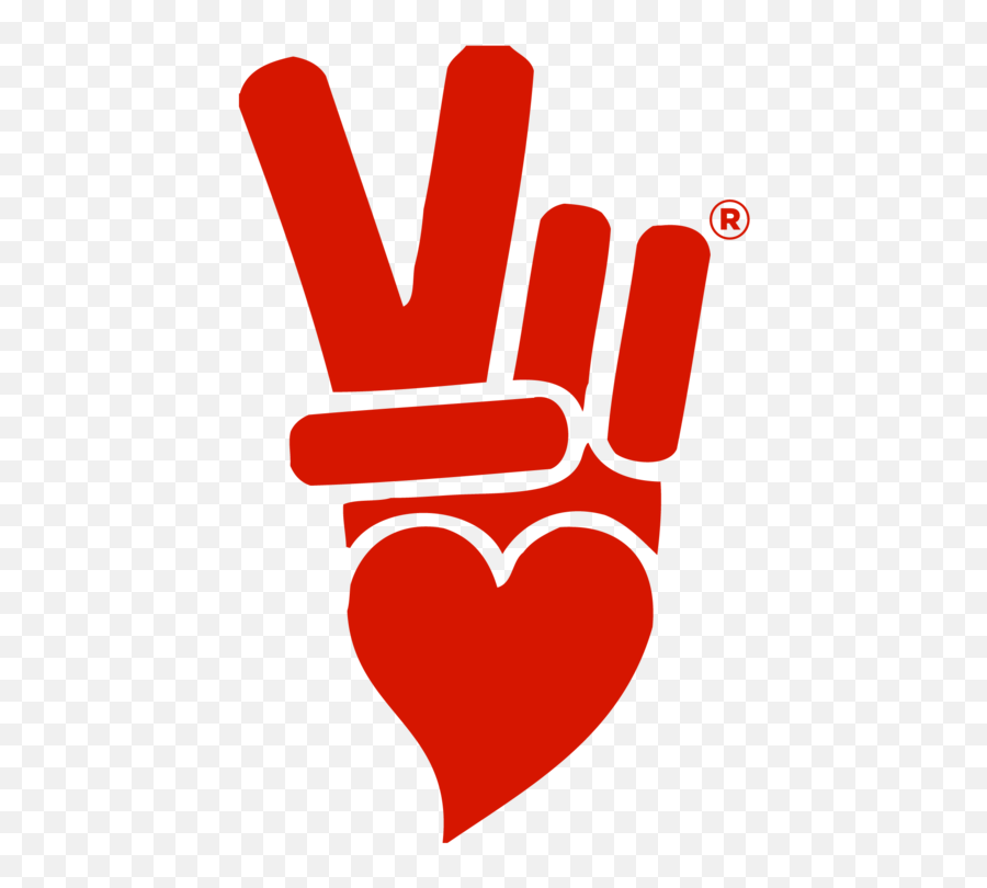 Peace And Love Hand Png Logo