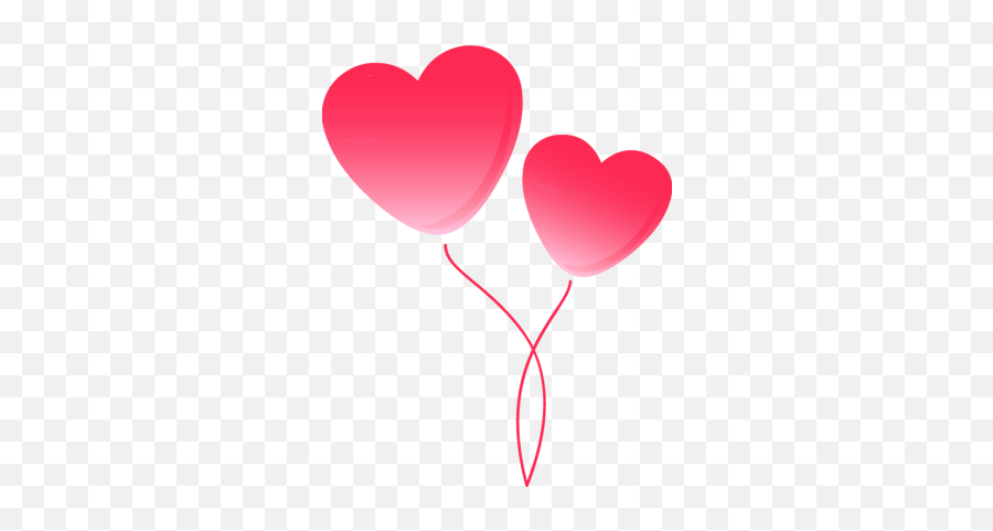 Pink Heart Balloon Png - Clip Art Heart Balloon Png,Heart Balloon Png