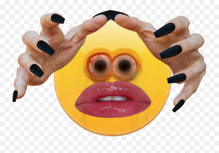 Emoji Vibecheck Cursed Nails Sticker - Guess I Ll Die Scp 096 Png,Nails  Emoji Png - free transparent png images 