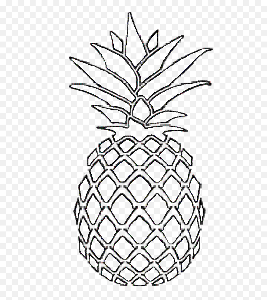 Pineapple Clip Art Free Clipart Images - Printable Pineapple Coloring Pages Png,Pineapple Clipart Transparent Background