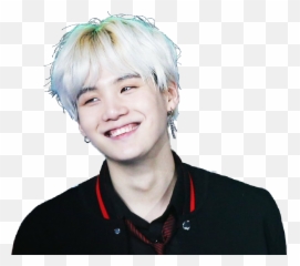 Suga Yoongi Agustd Smile Cute Sticker - Kpop Idols With Gummy Smiles Png,Yoongi Png