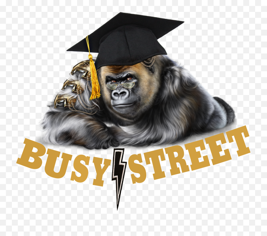 Busy Graduation Sticker - Grub Street Png,Graduation Logo
