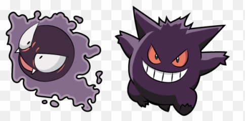 Pokemon Gastly And Gengar Cursor U2013 Custom Browser - Gengar Pokemon Png,Gengar Png
