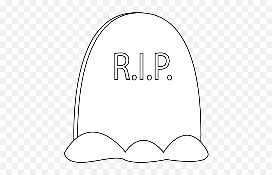 Download Tombstone Clipart Black And White Png Image With No - Gravestone Clipart Black And White,Gravestone Transparent Background