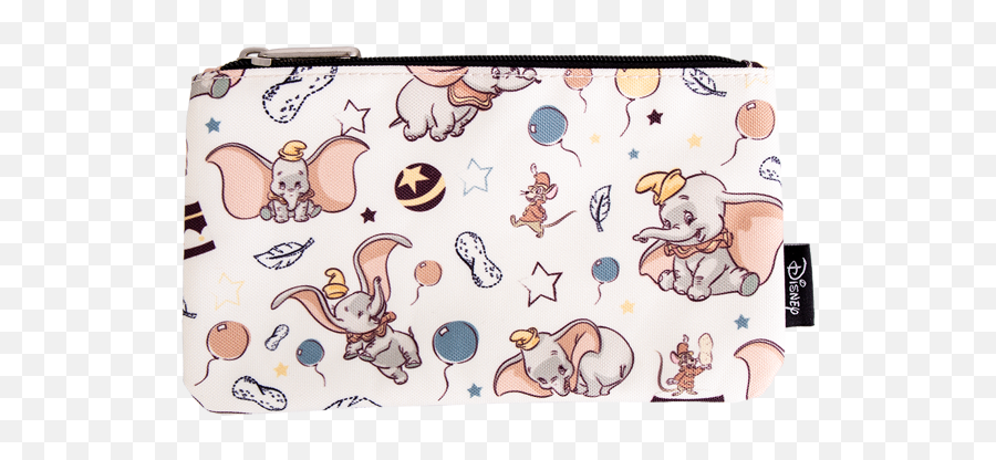 Disney - Dumbo Allover Print Cream Loungefly Pencil Case Loungefly Dumbo Backpack Png,Dumbo Png