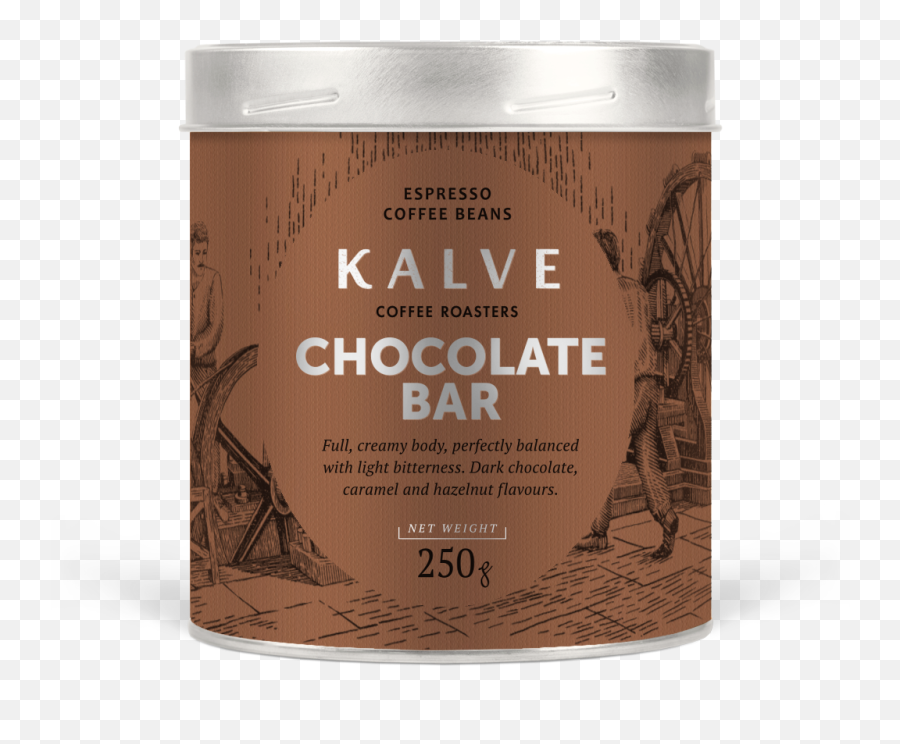 Chocolate Bar - Espresso Blend 250 Gr U2014 Kalve Cream Png,Chocolate Bar Transparent