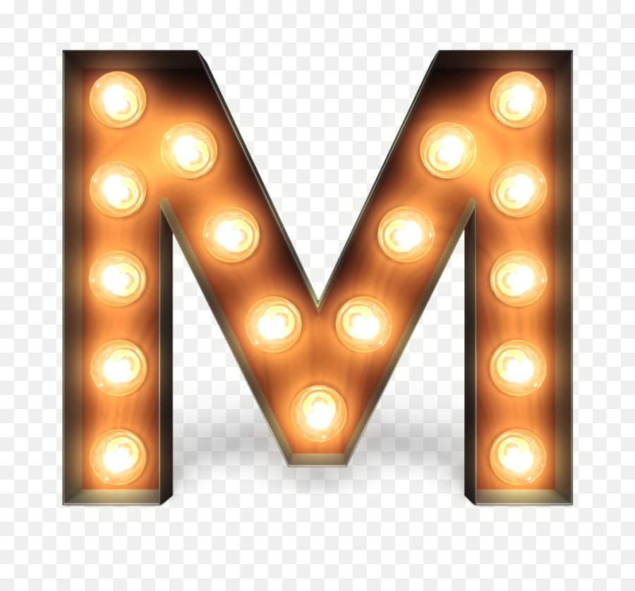 Light Bulb Letters Png Transparent - Marquee Letter Lights Png,Marquee Png