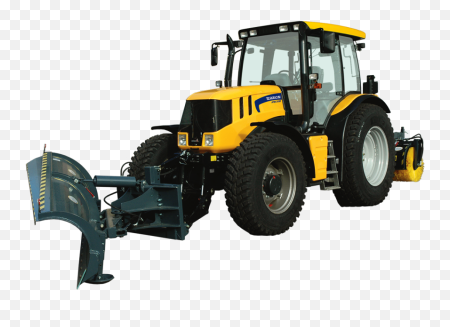 Yellow Tractor Png Image - Tractor,Tractor Png