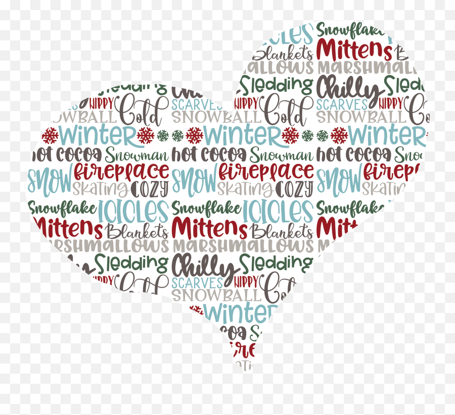 Winter Heart Png Free Stock Photo - Lovely,Winter Png
