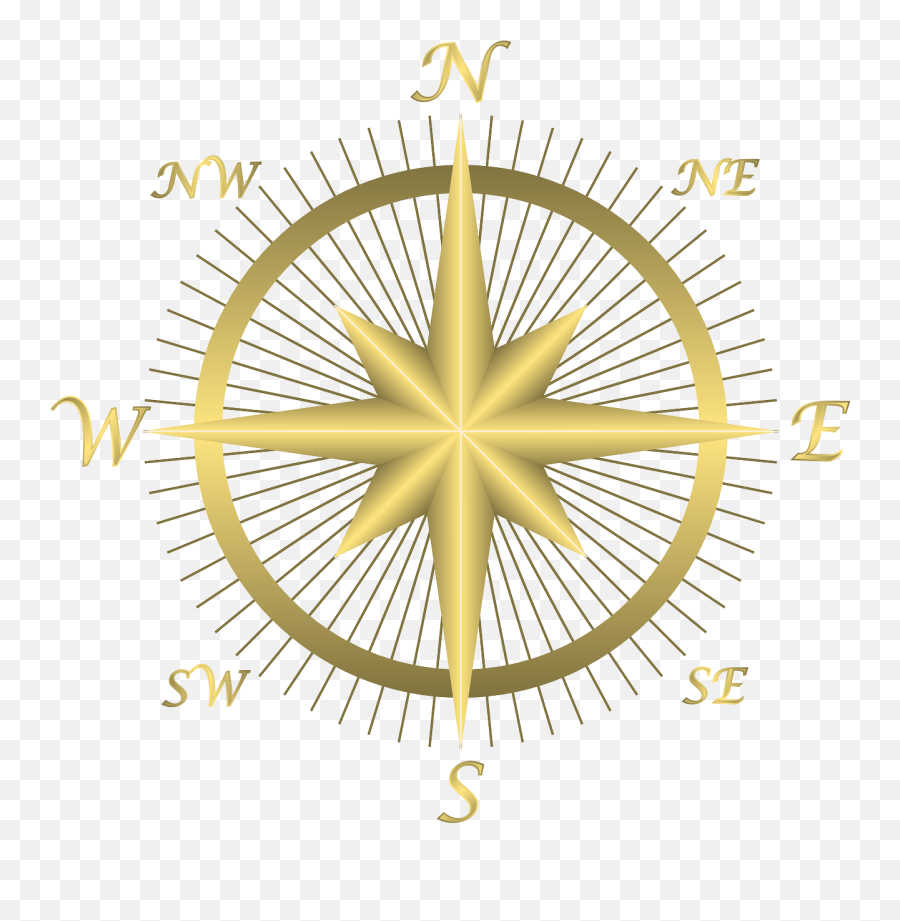 Compass Directions East - 513 404 10e Mitutoyo Png,Map Compass Png