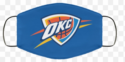 Oklahoma City Thunder Face Mask - png