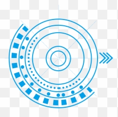 Download Borda De Tecnologia Azul - Zig Zag Circle Png,Tecnologia Png