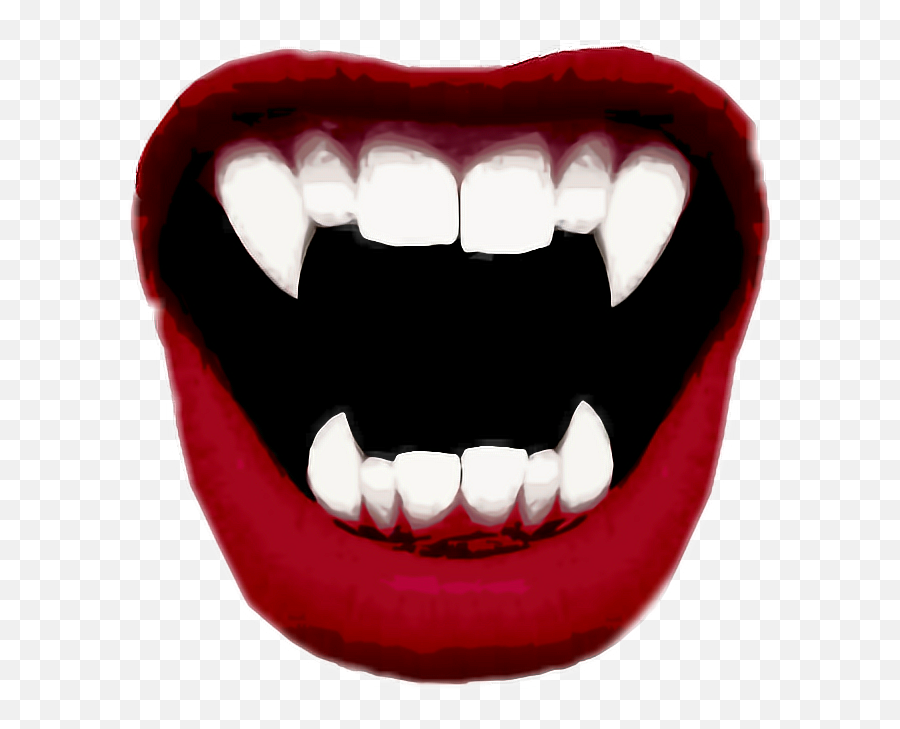 Fang Vampire Dracula Blood T - Vampire Teeth Clipart Png,Fangs Png