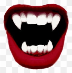 Fang Vampire Dracula Blood T - Vampire Teeth Clipart Png,Fangs Png