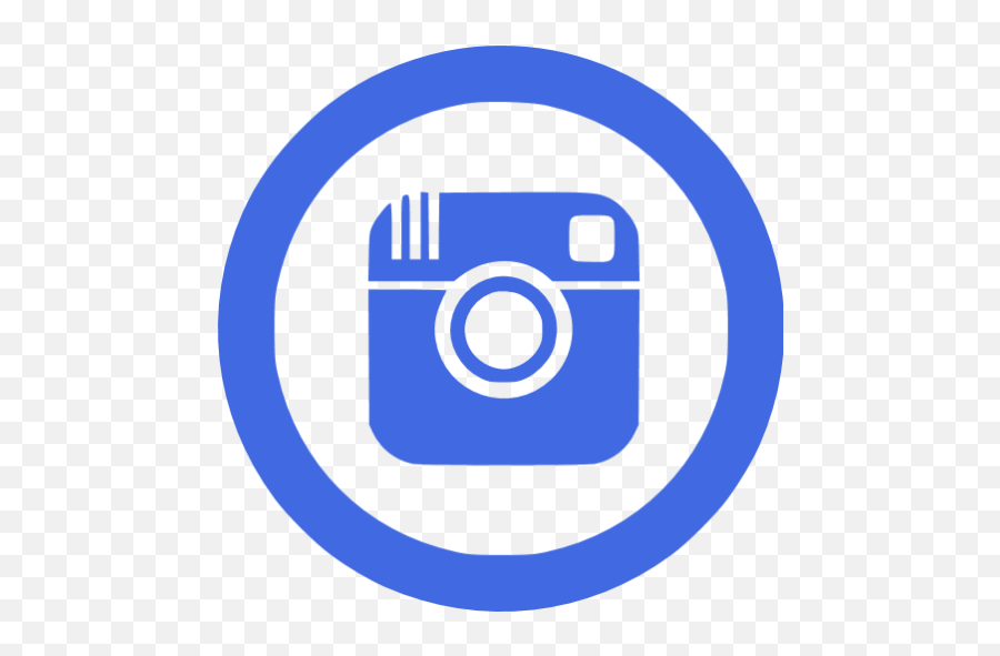 Royal Blue Instagram 5 Icon - Instagram Icon Red Png,Blue Instagram Logo