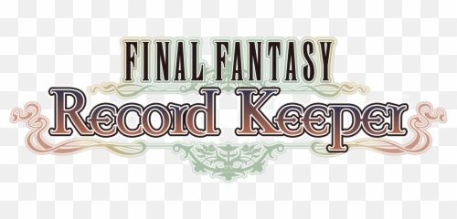 Ffrk - Final Fantasy Record Keeper Logo png
