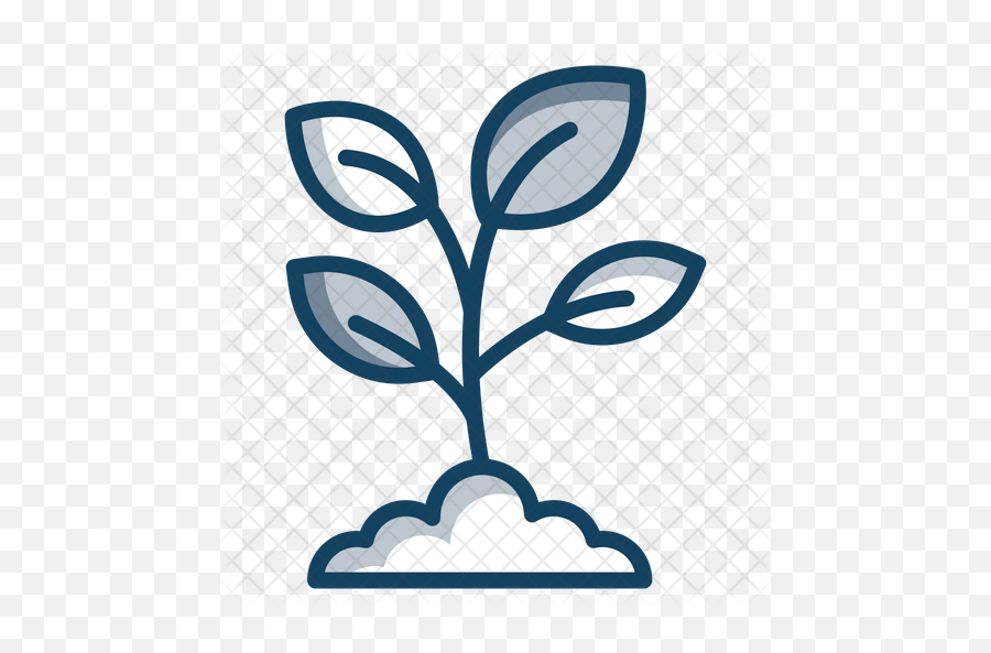 Seedling Icon Of Colored Outline Style - Icon Png,Seedling Png