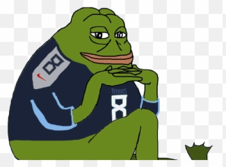 Pepe With New Jersey - The Frog Hockey png