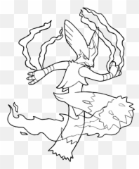 Mega Blaziken Coloring Pages - Illustration Png,Blaziken Png