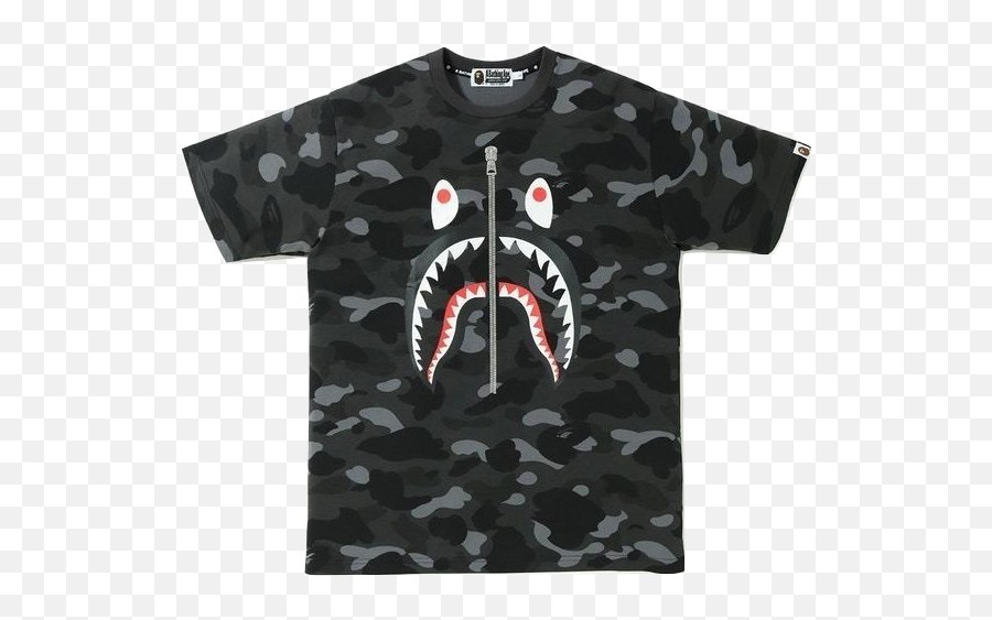 A Bathing Ape Color Camo Shark Tee - Bape Shark Png,Bape Shark Png