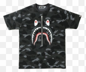 A Bathing Ape Color Camo Shark Tee - Bape Shark Png,Bape Shark Png