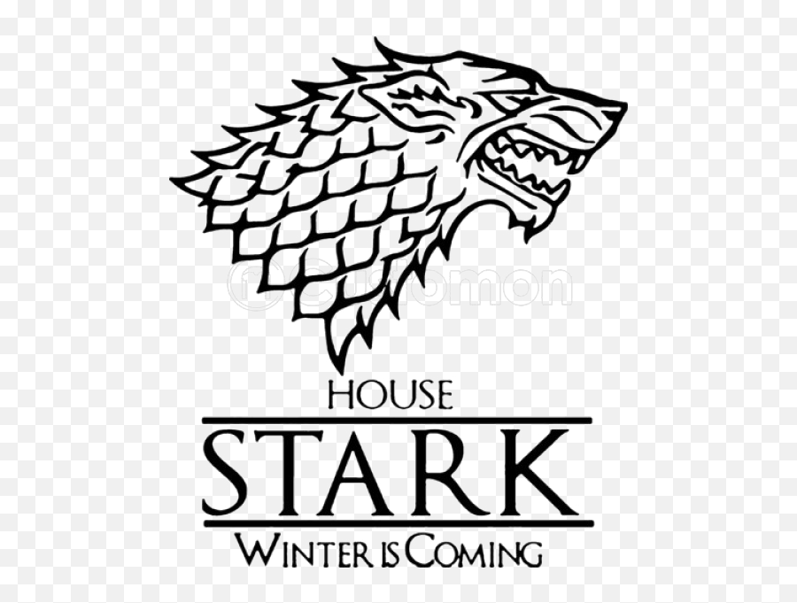 Download Thrones House Stark Game Black - House Of Stark Logo Png,Stark Png