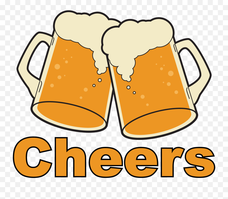 Cheers Clipart Transparent Background - Clipart Beer Mugs Png,Beer Clipart Transparent Background