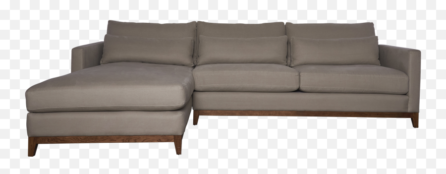 Marin Left - Facing Sectional Sofa U2013 Washed Taupe Flared Arm Png,Icon Variant Weight
