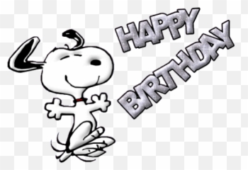 Top Happy Dance Snoopy Stickers For Android U0026 Ios Gfycat - Birthday Gif png