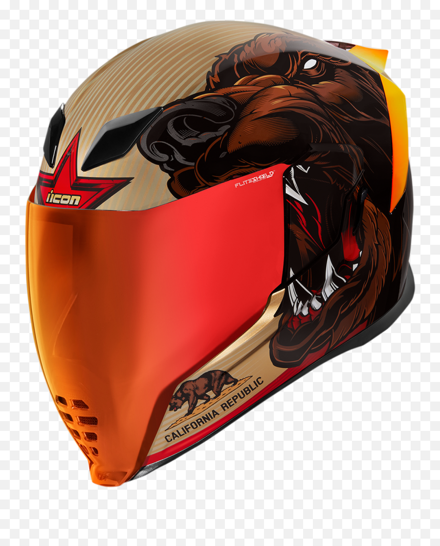 Icon Airflite Ursa Major Unisex Full - Icon Airflite Png,Red Icon Motorcycle Helmet
