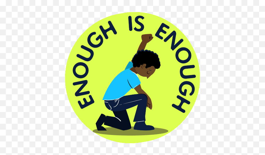 Enough Is Black Lives Matter Sticker - Enough Is Excel Net Computer Education Png,Blm Icon