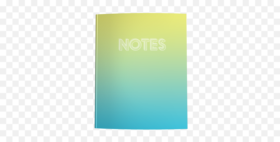 College Ruled Composition Notebook Pastel Rainbow Gradient - Graphic Design Png,Composition Notebook Png
