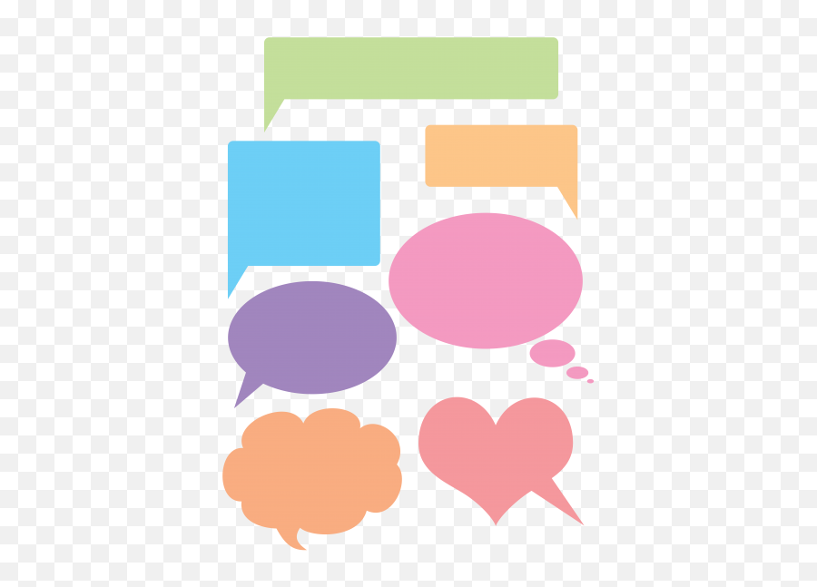 Colorful Speech Bubbles Free Stock Photo - Public Domain Girly Png,Speech Bubble Icon Vector