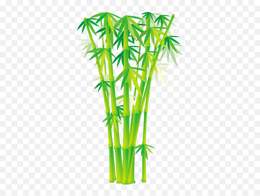 Bamboo And Grass Plant Vector 02 Download - Bamboo Tree Vector Png,Bamboo Leaves Png
