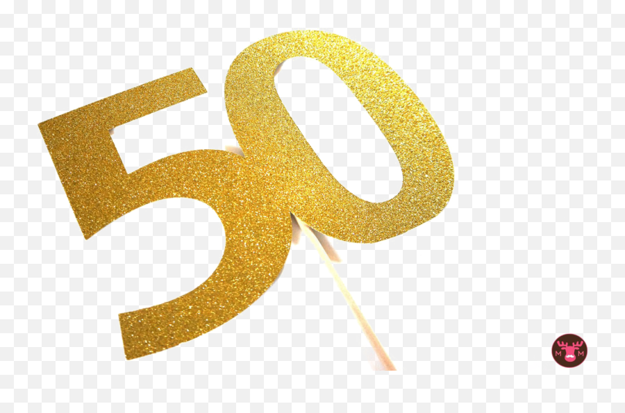 50 Number Png - Glitter,50 Png