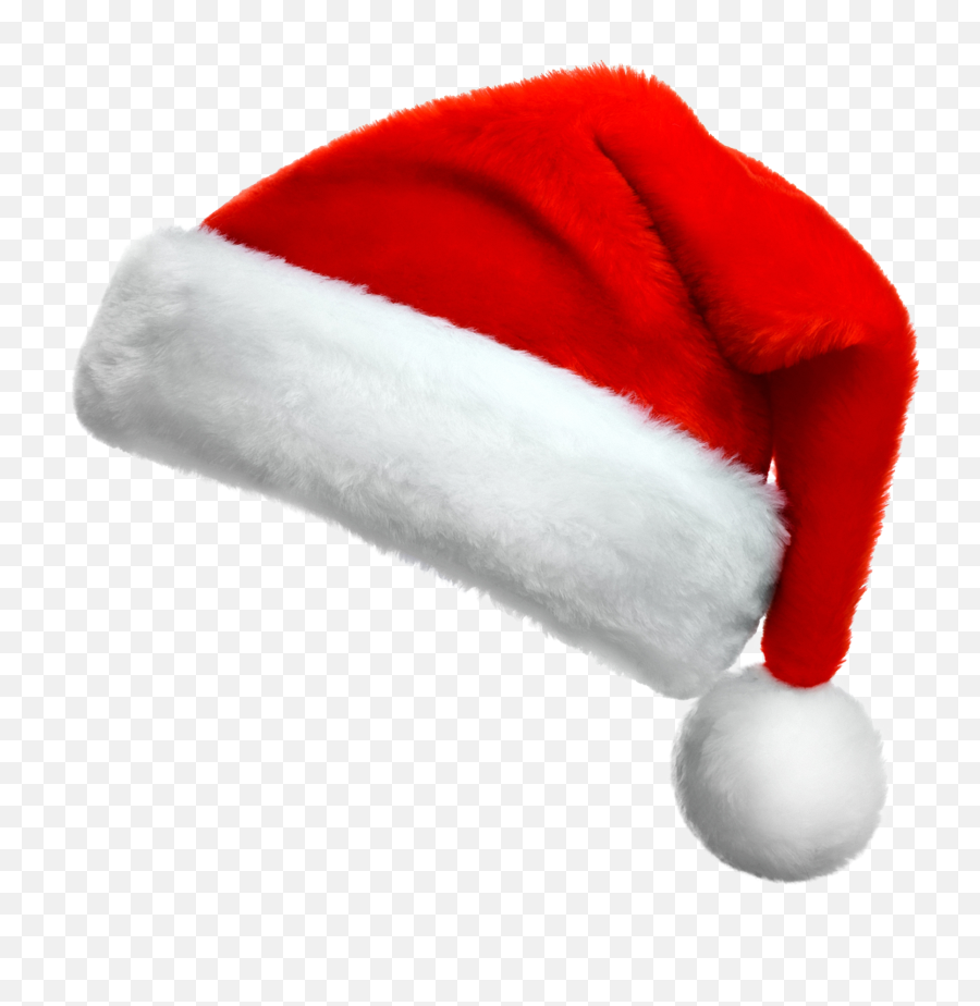 Transparent Red Santa Hat Picture Free - Transparent Background Christmas Cap Png,Red Hat Png