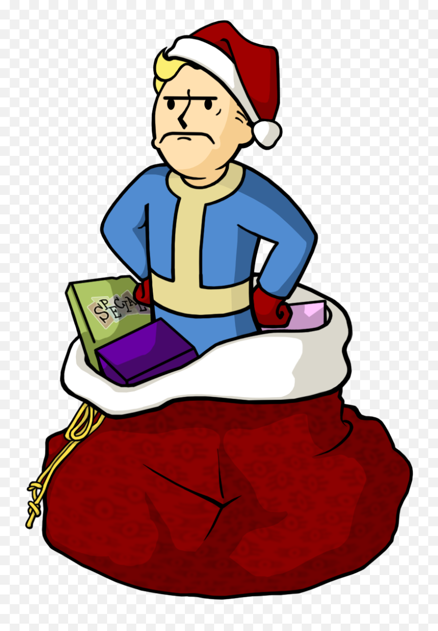 See Thats What The App Is Perfect For - Fallout Christmas Vault Boy Png,Pip Boy Png