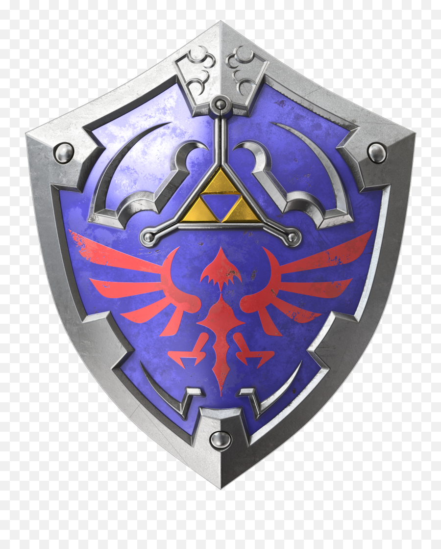 Symbol Zelda Ocarina Legend Breath Hq - Legend Of Zelda Shield Png,Triforce Transparent Background