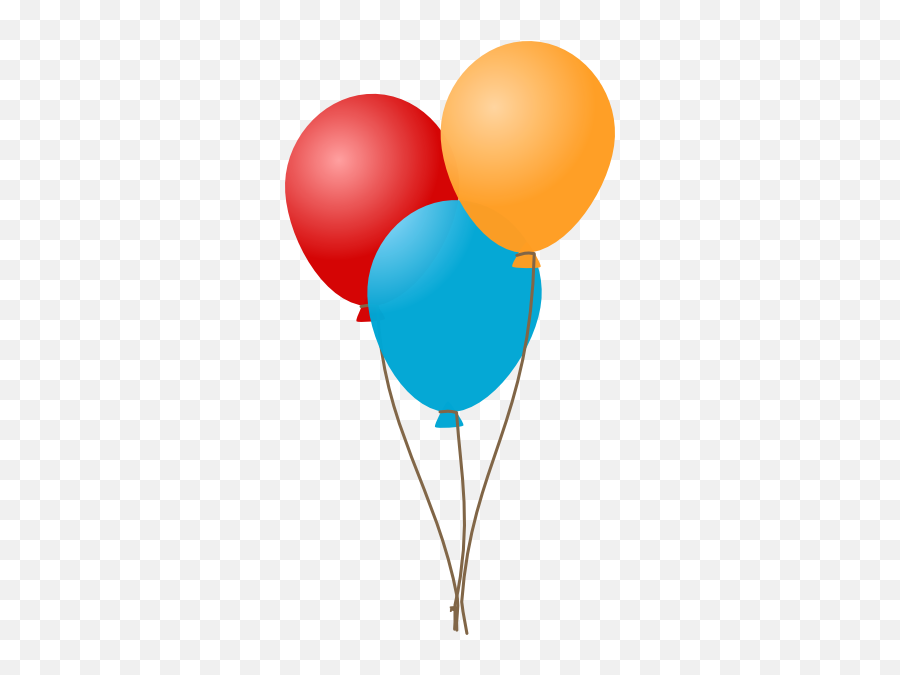 Birthday Balloons Clipart Free Download - Balloon Clip Art Png,Real Balloon Png