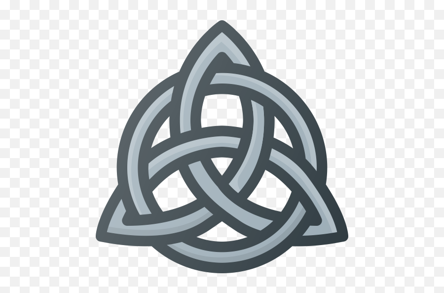 Celtic Knot Trinity Triquetra Icon - Triple Goddess Celtic Knot Png,Celtic Cross Png