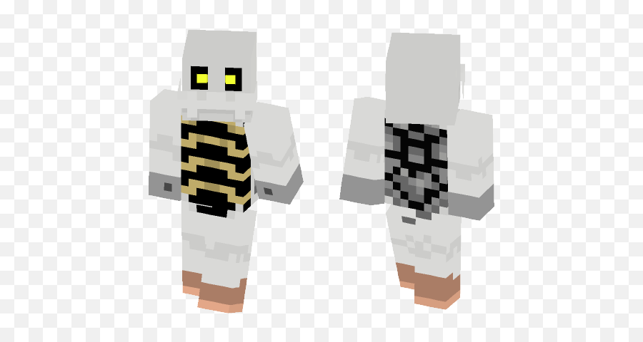 Get Dry Bones Glowing Eyes 3d Shell Minecraft Skin For - Minecraft Skin Hazard Suit Png,Glowing Eyes Png