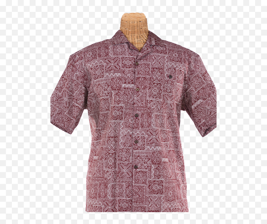 Hawaiian Quilt Aloha Shirt U2013 Red - Aloha Shirts Png,Hawaiian Shirt Png