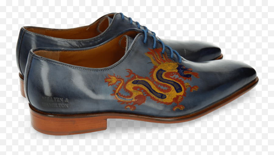 Clark 6 Moroccan Blue Dragon Melvin U0026 Hamilton - Leather Png,Blue Dragon Png