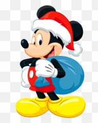Clipart Beach Mickey Mouse - Mickey Mouse Christmas Png