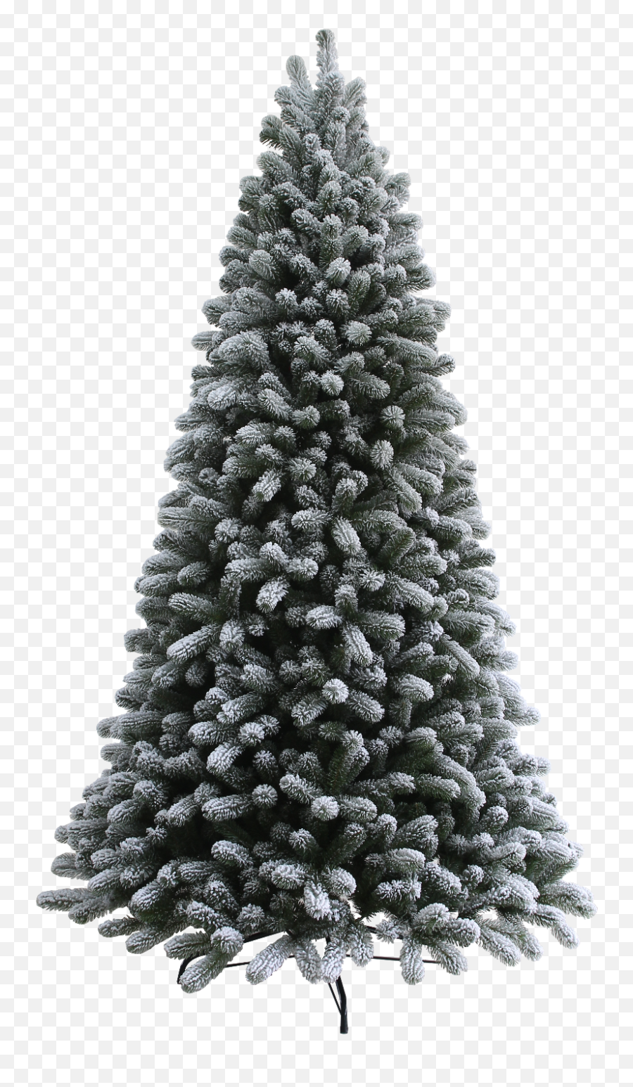 12u0027 King Flock Quick - Shape Artificial Christmas Tree With 1650 Warm White Led Lights Png,Christmas Trees Png