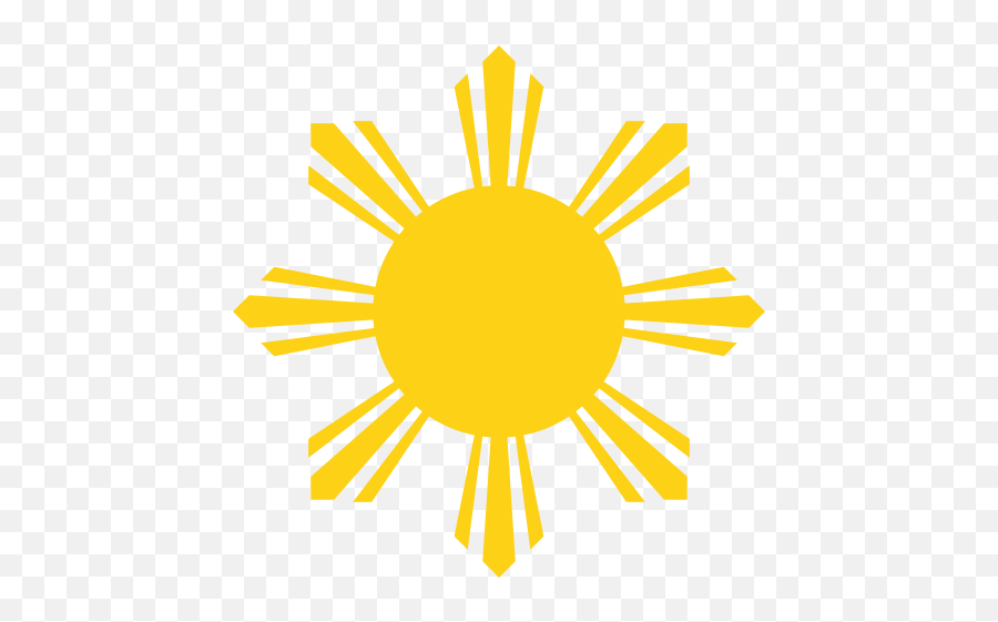 Sun Symbol Of The National Flag - Transparent Philippine Sun Png,Sun Logo Png