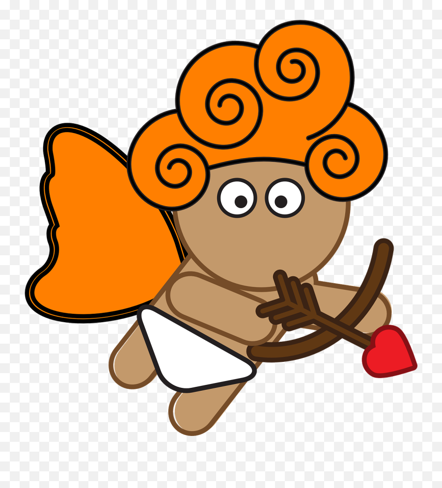 Cupid Amor Arrow - Free Vector Graphic On Pixabay Cupid Black And White Png,Orange Arrow Png