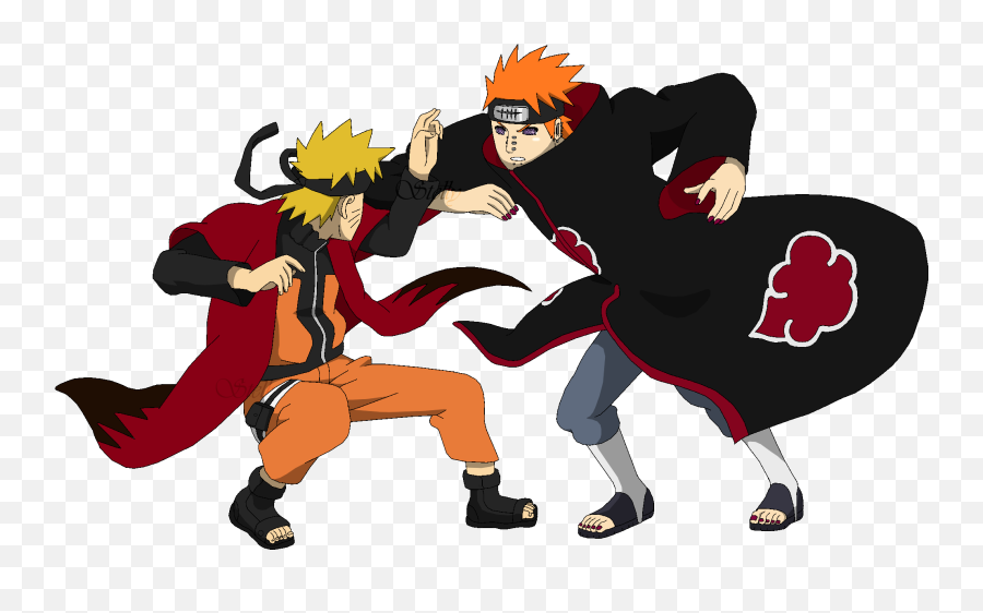 Naruto Pain Png Transparent Image - Naruto Vs Pain Png,Naruto Transparent